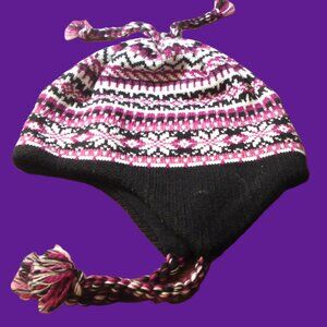 Y2K, Kootenay Knitting Co. Canadian Earflap Beanie Wool Blend Trapper Hat